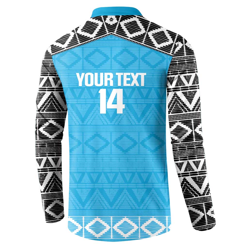 Custom Tanzania Cricket Button Sweatshirt Go Cows Sporty African Pattern - Wonder Print Shop