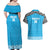 Custom Tanzania Cricket Couples Matching Off Shoulder Maxi Dress and Hawaiian Shirt Go Cows Sporty African Pattern - Wonder Print Shop