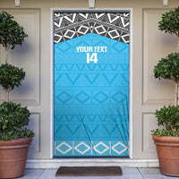 Custom Tanzania Cricket Door Cover Go Cows Sporty African Pattern - Wonder Print Shop