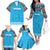 Custom Tanzania Cricket Family Matching Off The Shoulder Long Sleeve Dress and Hawaiian Shirt Go Cows Sporty African Pattern - Wonder Print Shop
