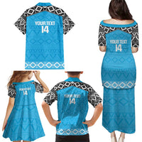 Custom Tanzania Cricket Family Matching Puletasi and Hawaiian Shirt Go Cows Sporty African Pattern - Wonder Print Shop