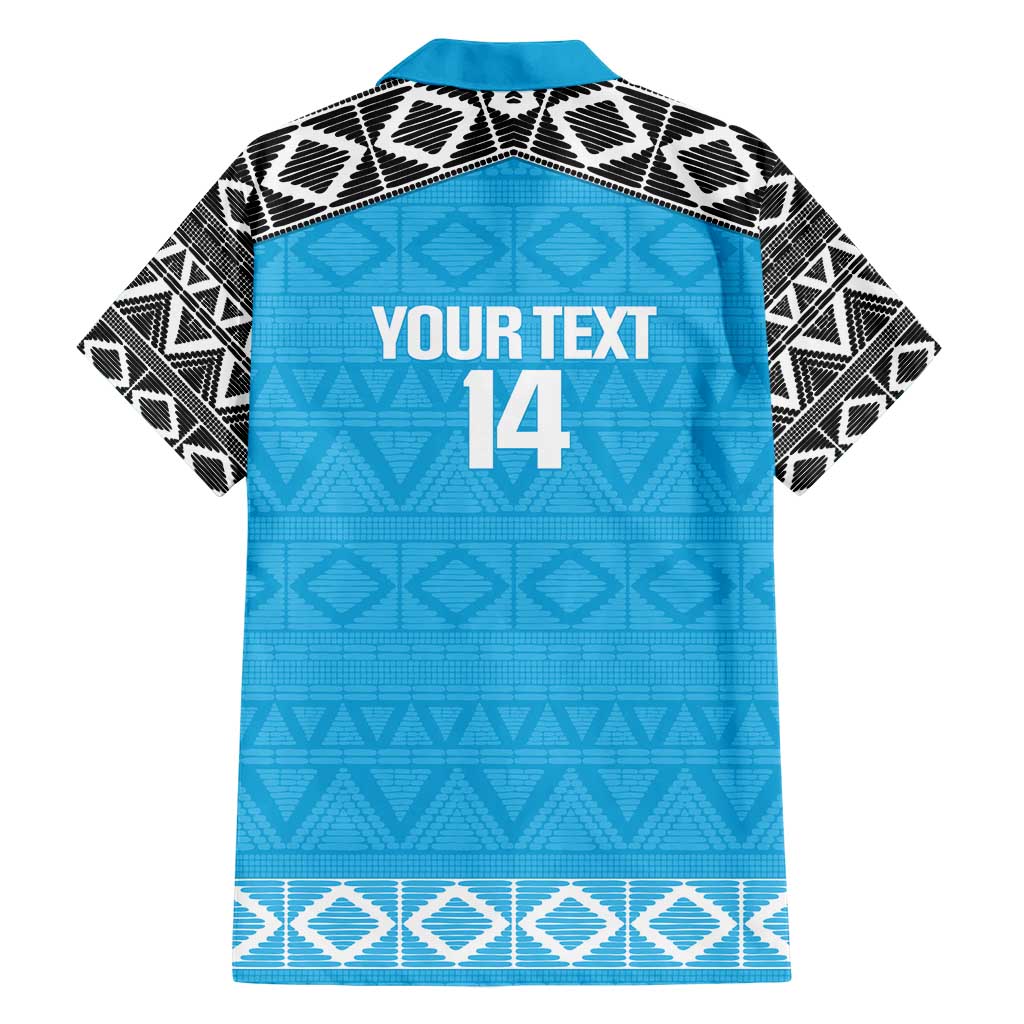 Custom Tanzania Cricket Family Matching Short Sleeve Bodycon Dress and Hawaiian Shirt Go Cows Sporty African Pattern - Wonder Print Shop