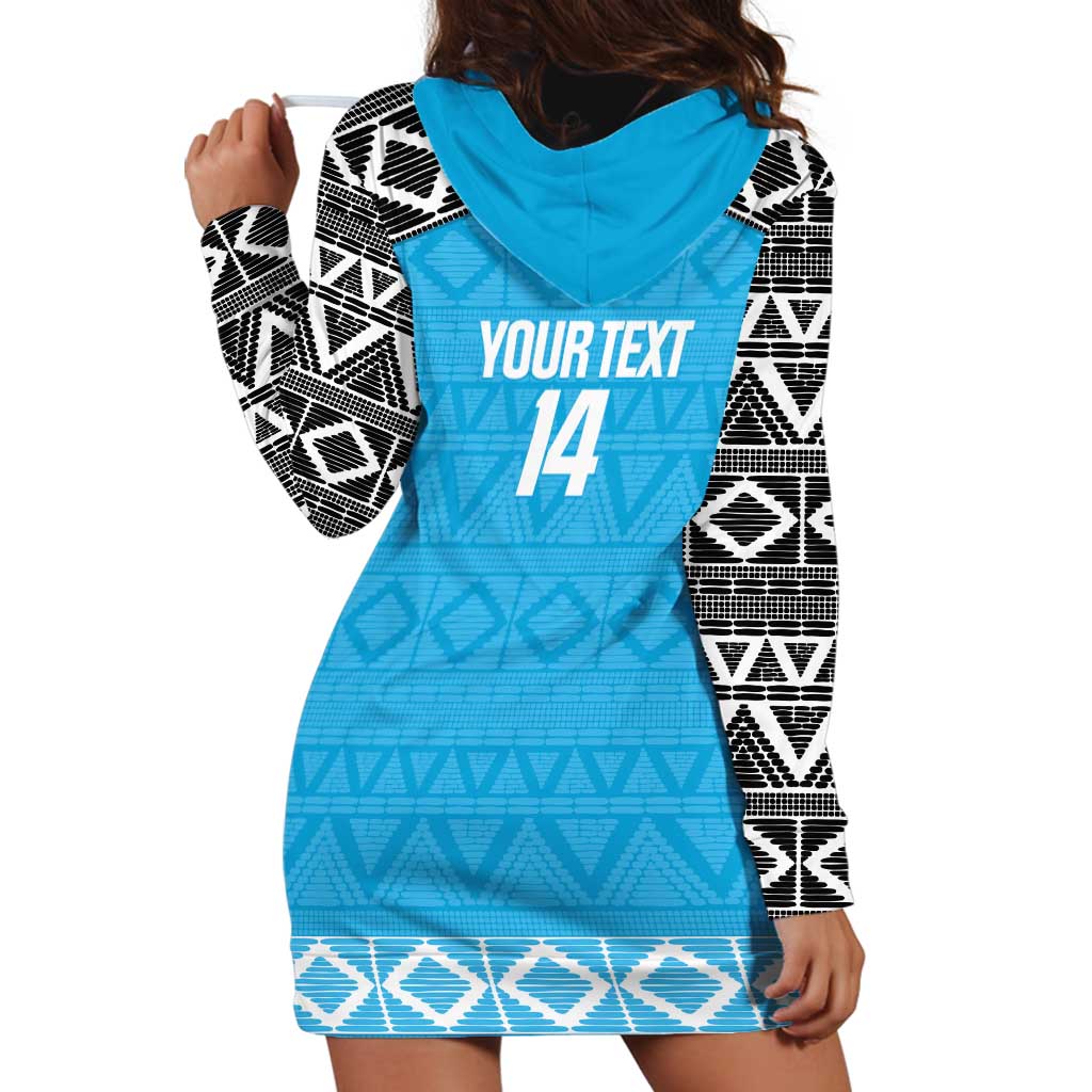 Custom Tanzania Cricket Hoodie Dress Go Cows Sporty African Pattern - Wonder Print Shop