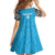 Custom Tanzania Cricket Kid Short Sleeve Dress Go Cows Sporty African Pattern - Wonder Print Shop