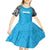 Custom Tanzania Cricket Kid Short Sleeve Dress Go Cows Sporty African Pattern - Wonder Print Shop