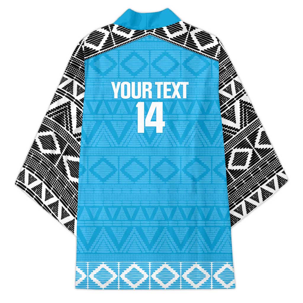 Custom Tanzania Cricket Kimono Go Cows Sporty African Pattern - Wonder Print Shop