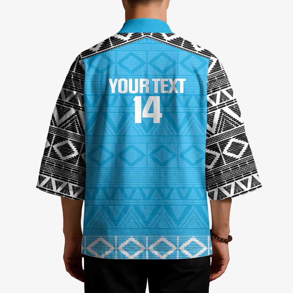 Custom Tanzania Cricket Kimono Go Cows Sporty African Pattern - Wonder Print Shop