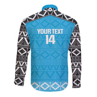 Custom Tanzania Cricket Long Sleeve Button Shirt Go Cows Sporty African Pattern - Wonder Print Shop