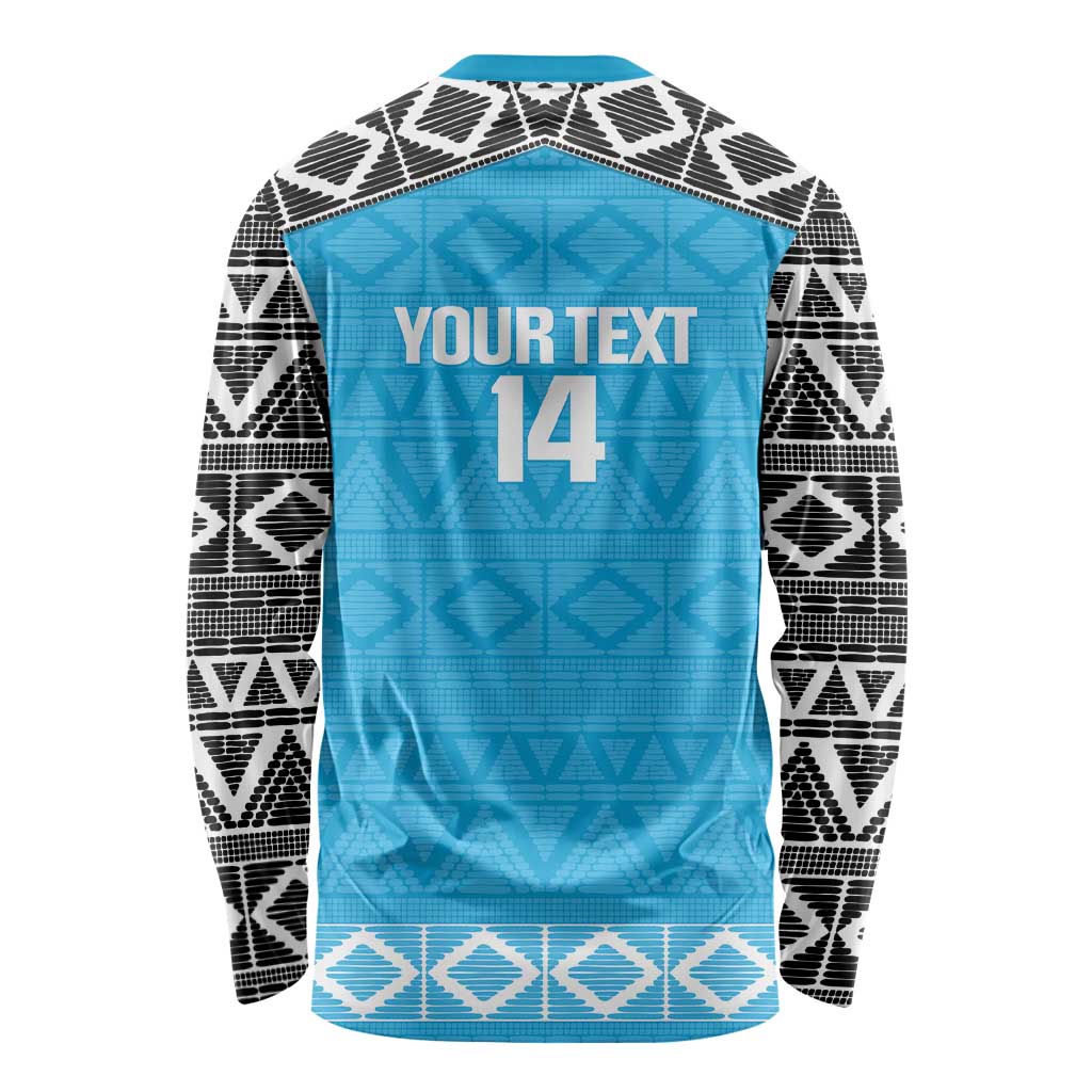 Custom Tanzania Cricket Long Sleeve Shirt Go Cows Sporty African Pattern - Wonder Print Shop