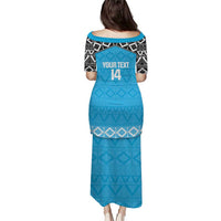 Custom Tanzania Cricket Puletasi Go Cows Sporty African Pattern - Wonder Print Shop