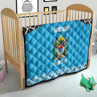 Custom Tanzania Cricket Quilt Go Cows Sporty African Pattern - Wonder Print Shop