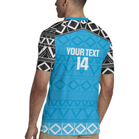 Custom Tanzania Cricket Rugby Jersey Go Cows Sporty African Pattern - Wonder Print Shop