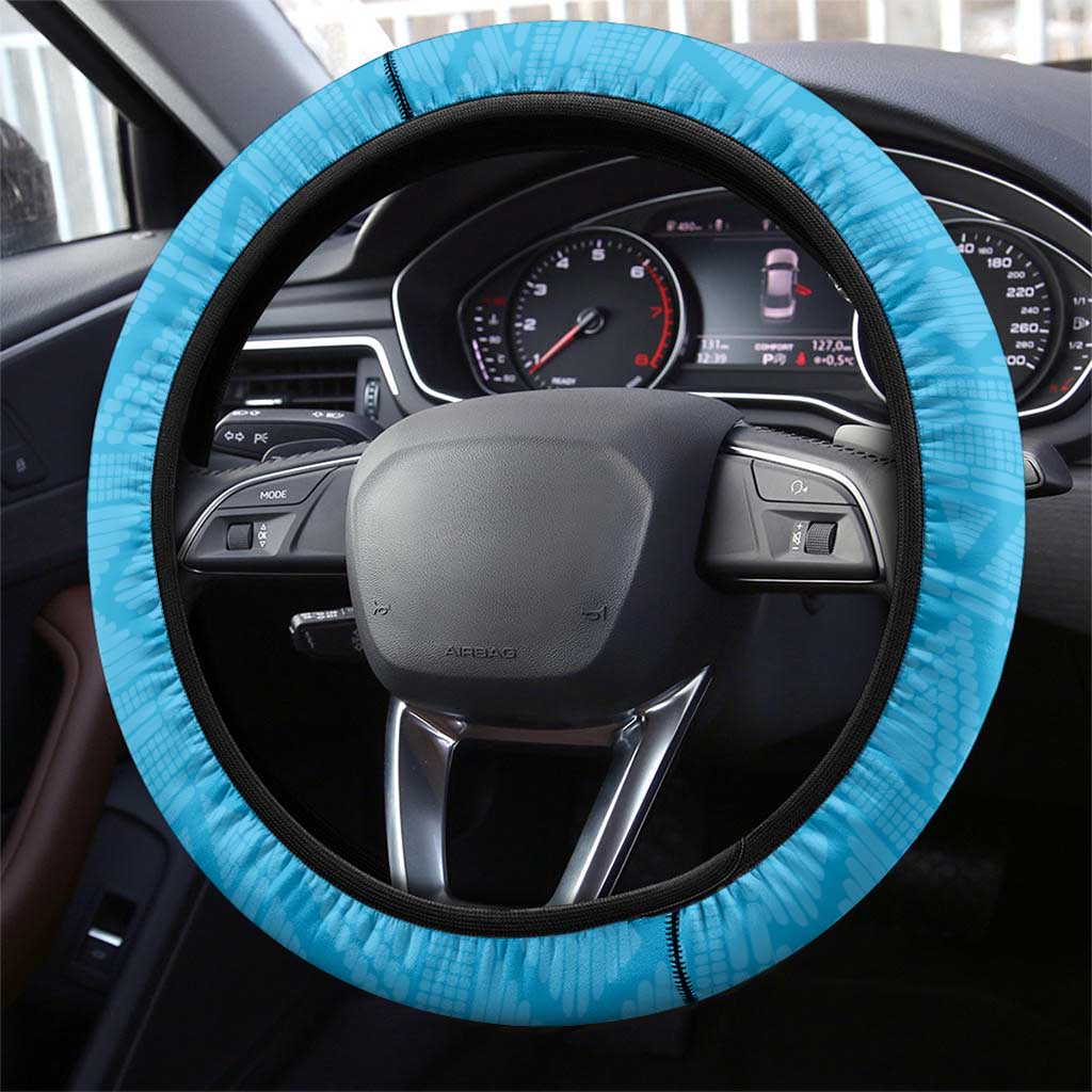 Tanzania Cricket Steering Wheel Cover Go Cows Sporty African Pattern - Wonder Print Shop