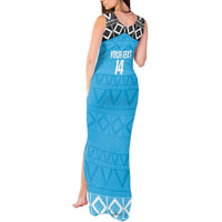 Custom Tanzania Cricket Tank Maxi Dress Go Cows Sporty African Pattern - Wonder Print Shop