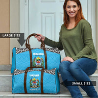 Custom Tanzania Cricket Travel Bag Go Cows Sporty African Pattern - Wonder Print Shop