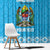Custom Tanzania Cricket Window Curtain Go Cows Sporty African Pattern - Wonder Print Shop