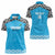 Custom Tanzania Cricket Women Polo Shirt Go Cows Sporty African Pattern - Wonder Print Shop