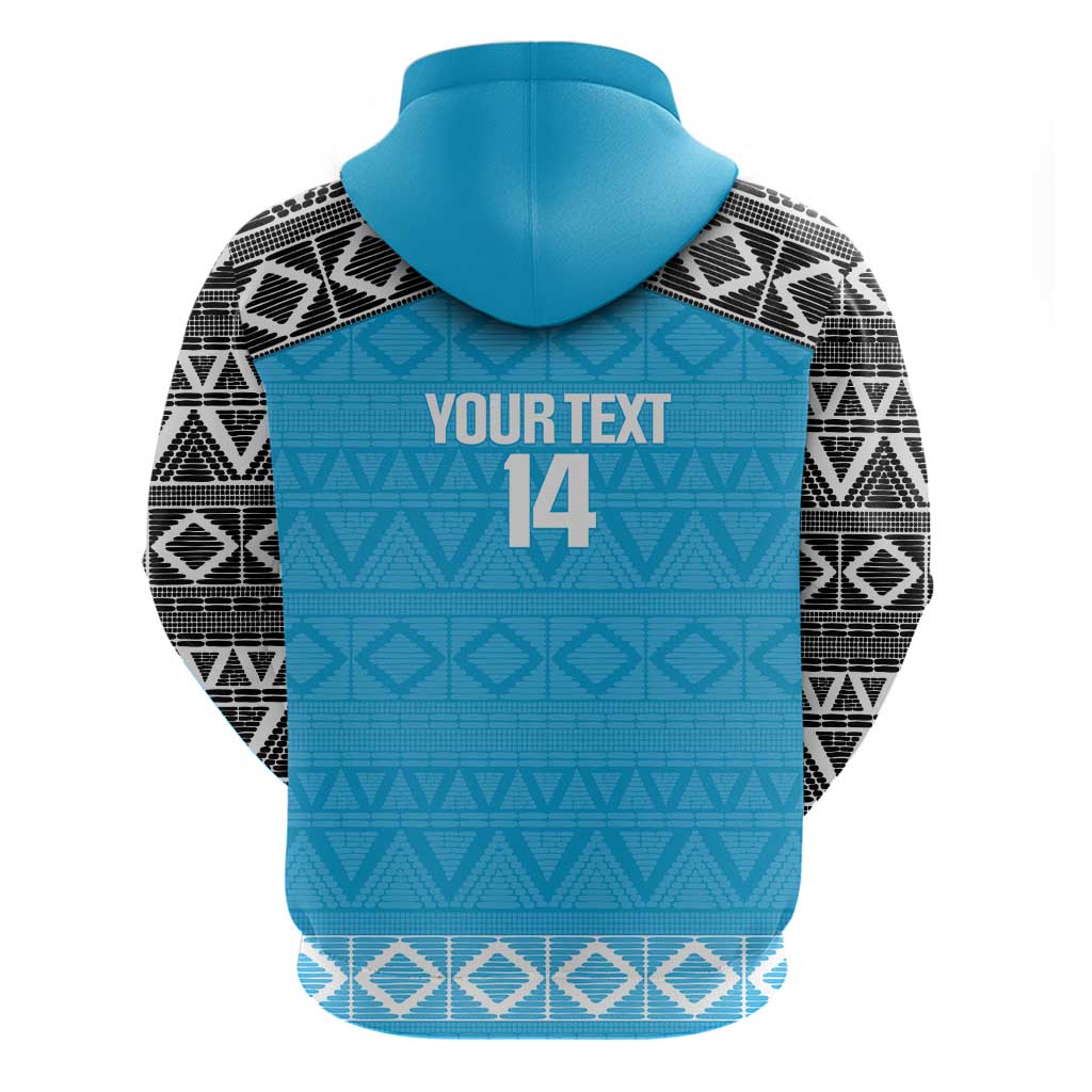 Custom Tanzania Cricket Zip Hoodie Go Cows Sporty African Pattern - Wonder Print Shop