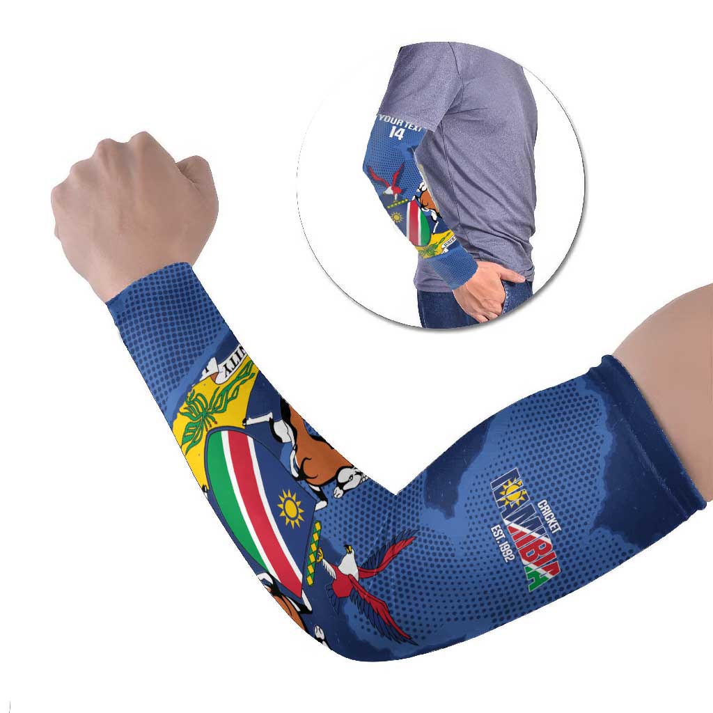 Custom Namibia Cricket Arm Sleeves Go Eagles Est 1992 - Wonder Print Shop