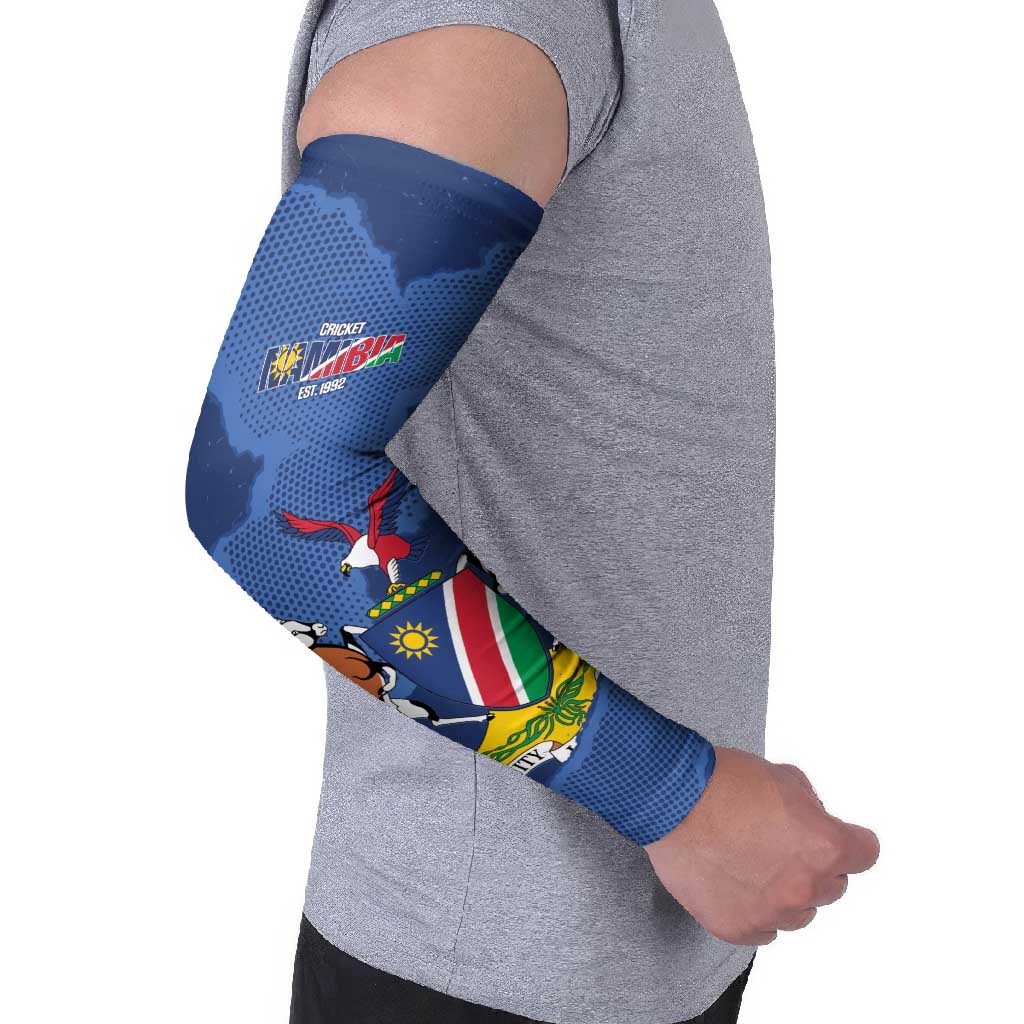 Custom Namibia Cricket Arm Sleeves Go Eagles Est 1992 - Wonder Print Shop
