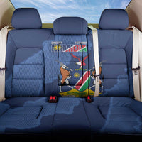 Custom Namibia Cricket Back Car Seat Cover Go Eagles Est 1992 - Wonder Print Shop