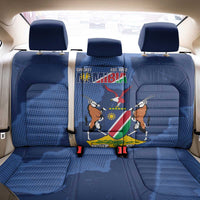 Custom Namibia Cricket Back Car Seat Cover Go Eagles Est 1992 - Wonder Print Shop