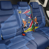 Custom Namibia Cricket Back Car Seat Cover Go Eagles Est 1992 - Wonder Print Shop