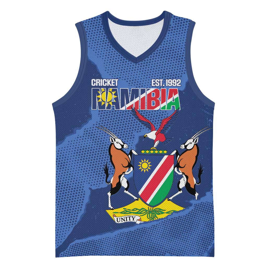 Custom Namibia Cricket Basketball Jersey Go Eagles Est 1992 - Wonder Print Shop