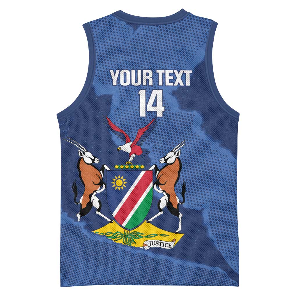 Custom Namibia Cricket Basketball Jersey Go Eagles Est 1992 - Wonder Print Shop