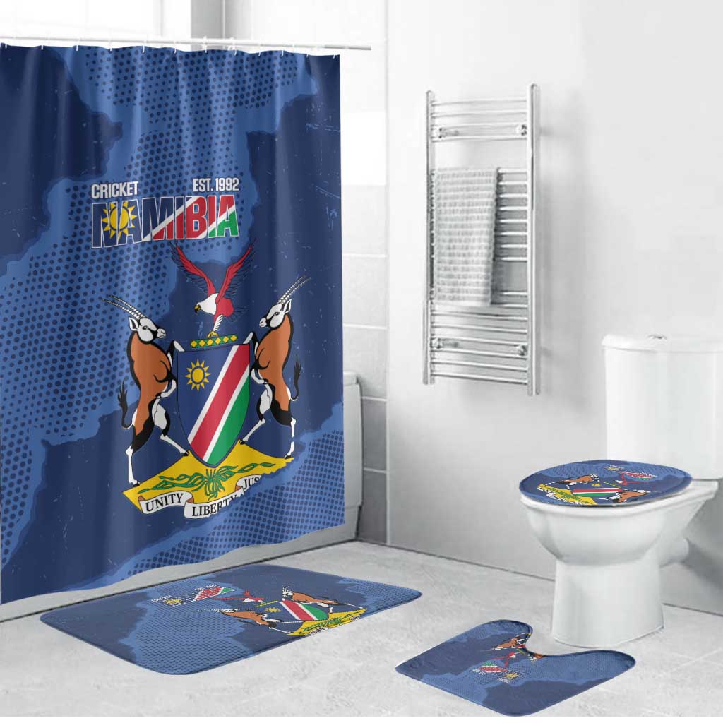 Custom Namibia Cricket Bathroom Set Go Eagles Est 1992 - Wonder Print Shop