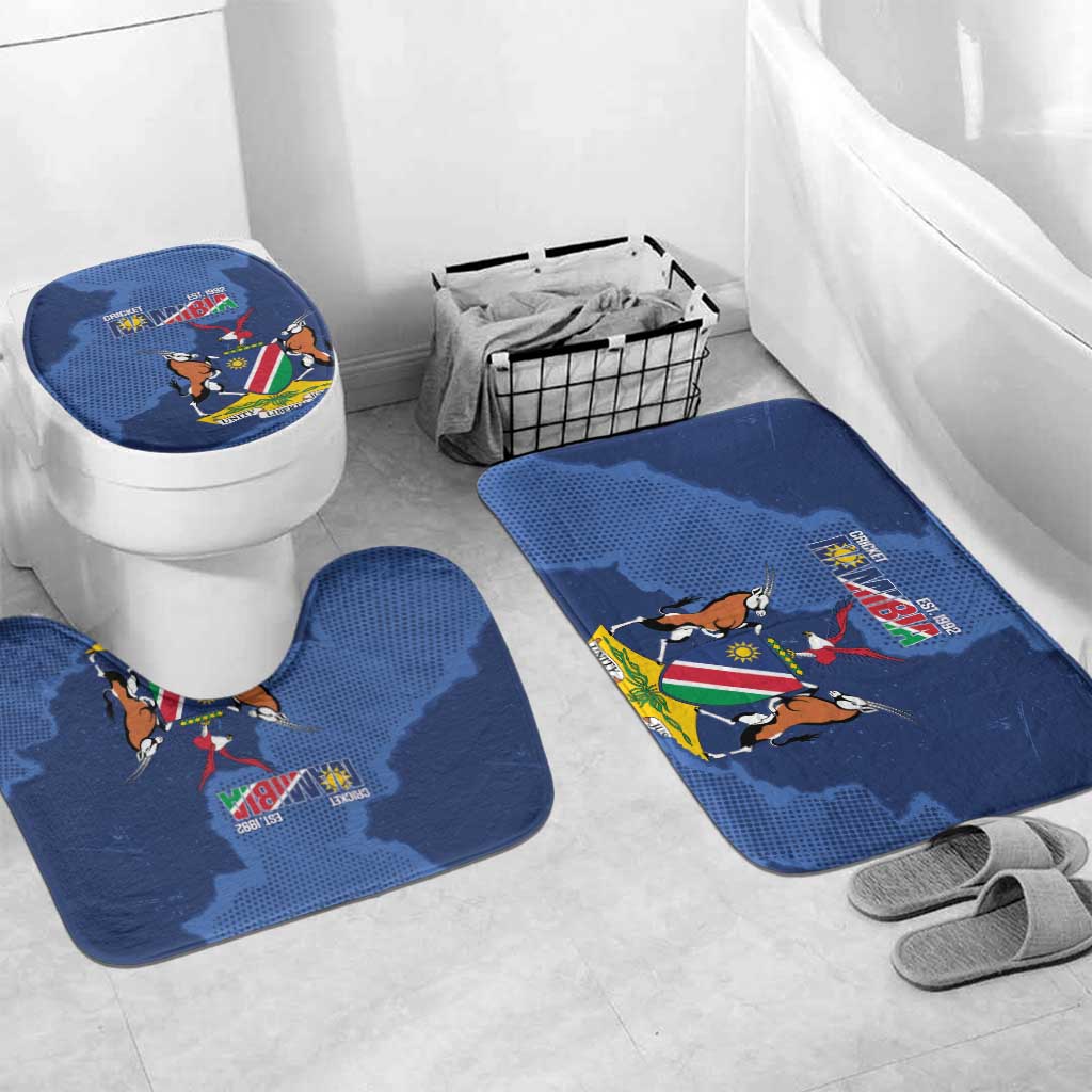 Custom Namibia Cricket Bathroom Set Go Eagles Est 1992 - Wonder Print Shop