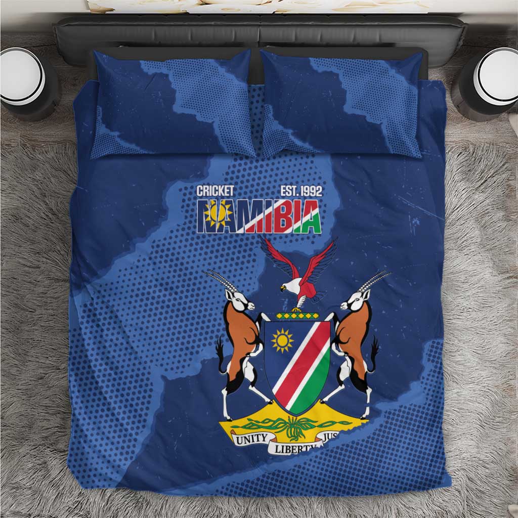 Custom Namibia Cricket Bedding Set Go Eagles Est 1992 - Wonder Print Shop