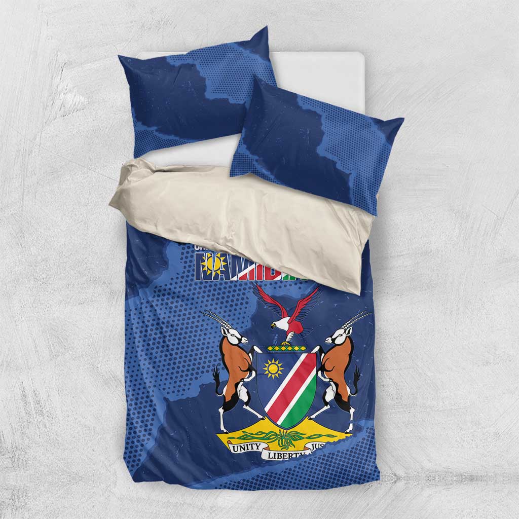 Custom Namibia Cricket Bedding Set Go Eagles Est 1992 - Wonder Print Shop