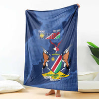 Custom Namibia Cricket Blanket Go Eagles Est 1992 - Wonder Print Shop