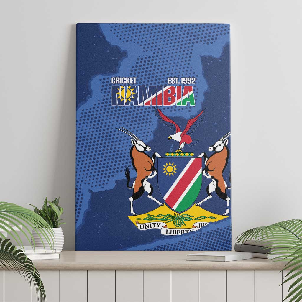 Custom Namibia Cricket Canvas Wall Art Go Eagles Est 1992 - Wonder Print Shop