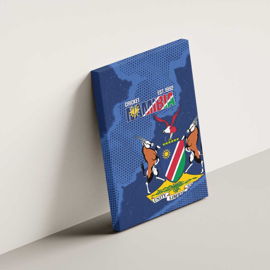 Custom Namibia Cricket Canvas Wall Art Go Eagles Est 1992 - Wonder Print Shop