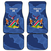 Custom Namibia Cricket Car Mats Go Eagles Est 1992 - Wonder Print Shop