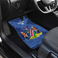 Custom Namibia Cricket Car Mats Go Eagles Est 1992 - Wonder Print Shop