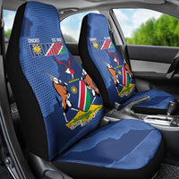 Custom Namibia Cricket Car Seat Cover Go Eagles Est 1992 - Wonder Print Shop