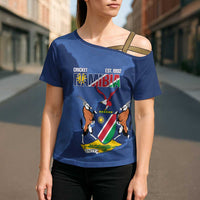Custom Namibia Cricket Cross Shoulder Shirt Go Eagles Est 1992 - Wonder Print Shop