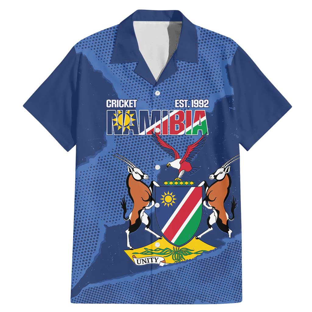 Custom Namibia Cricket Family Matching Mermaid Dress and Hawaiian Shirt Go Eagles Est 1992 - Wonder Print Shop