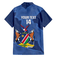 Custom Namibia Cricket Family Matching Off Shoulder Short Dress and Hawaiian Shirt Go Eagles Est 1992 - Wonder Print Shop