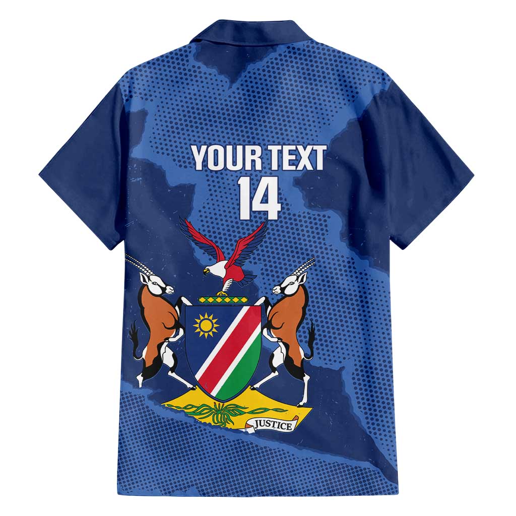 Custom Namibia Cricket Family Matching Tank Maxi Dress and Hawaiian Shirt Go Eagles Est 1992 - Wonder Print Shop