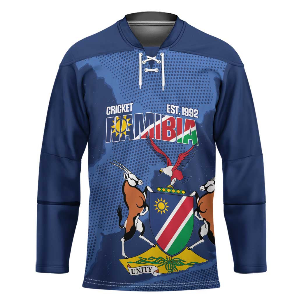 Custom Namibia Cricket Hockey Jersey Go Eagles Est 1992 - Wonder Print Shop