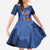 Custom Namibia Cricket Kid Short Sleeve Dress Go Eagles Est 1992 - Wonder Print Shop