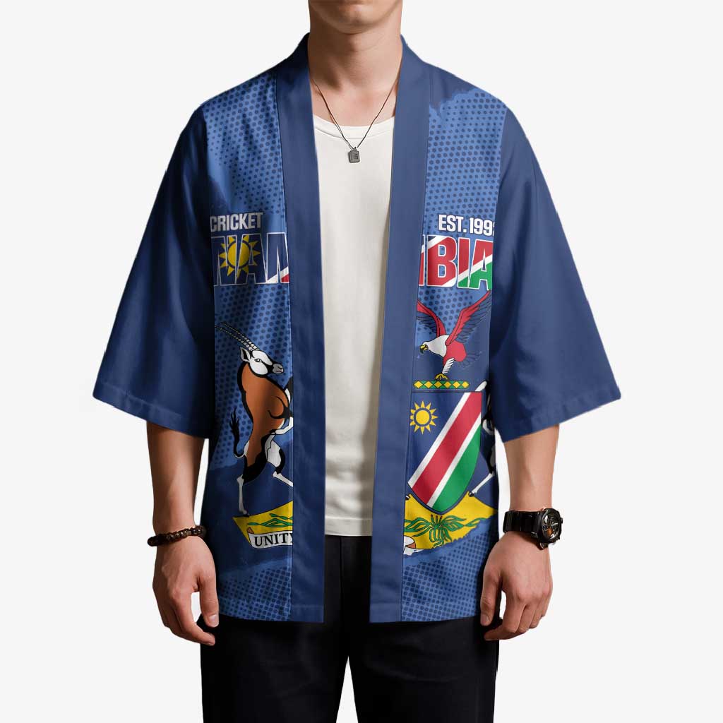 Custom Namibia Cricket Kimono Go Eagles Est 1992 - Wonder Print Shop