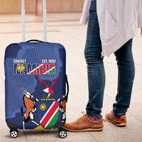 Custom Namibia Cricket Luggage Cover Go Eagles Est 1992 - Wonder Print Shop