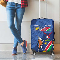Custom Namibia Cricket Luggage Cover Go Eagles Est 1992 - Wonder Print Shop