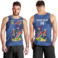 Custom Namibia Cricket Men Tank Top Go Eagles Est 1992 - Wonder Print Shop