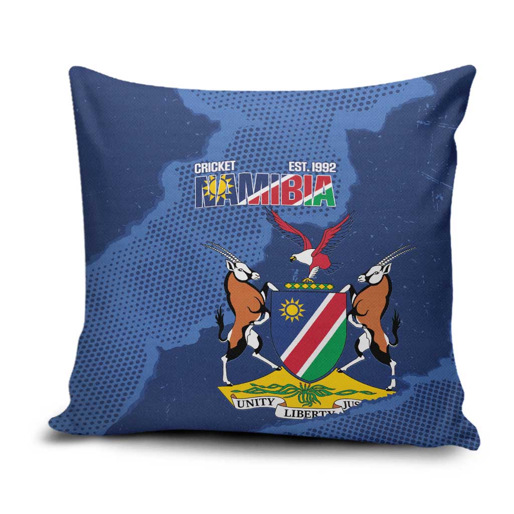 Custom Namibia Cricket Pillow Cover Go Eagles Est 1992 - Wonder Print Shop